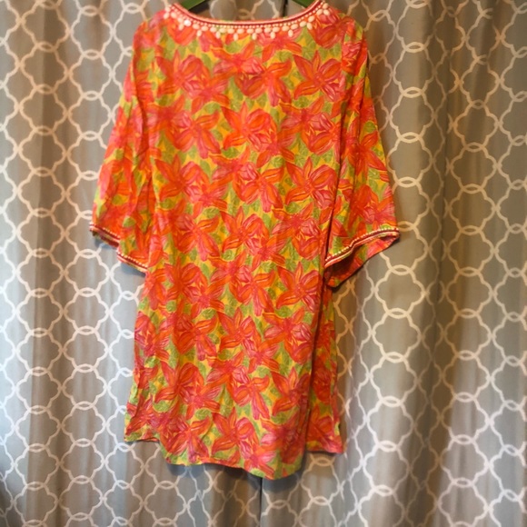 Lilly Pulitzer tunic dress beaded gorgeous!!! - Picture 4 of 4